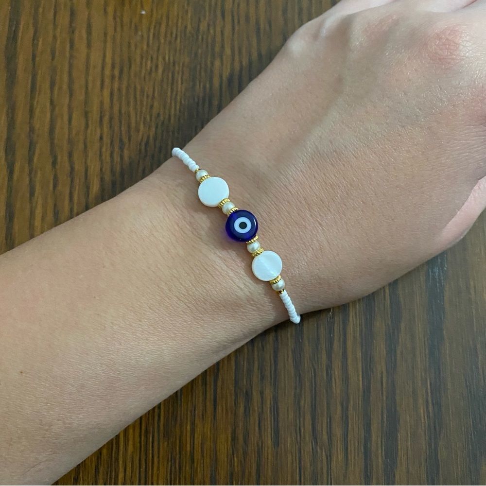 Beaded Evil Eye Bracelet